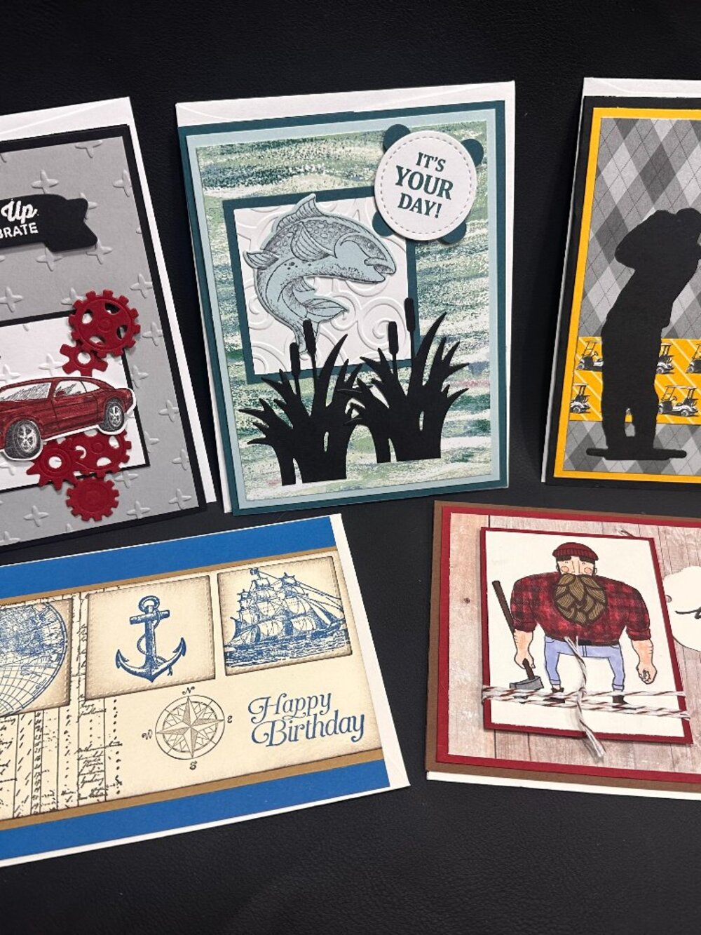 Men's Handmade Birthday cards